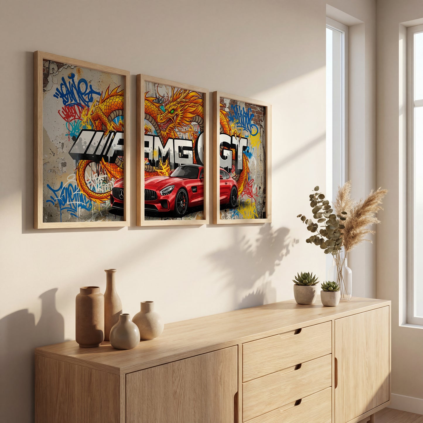 Dragon AMG Street Art Set of 3