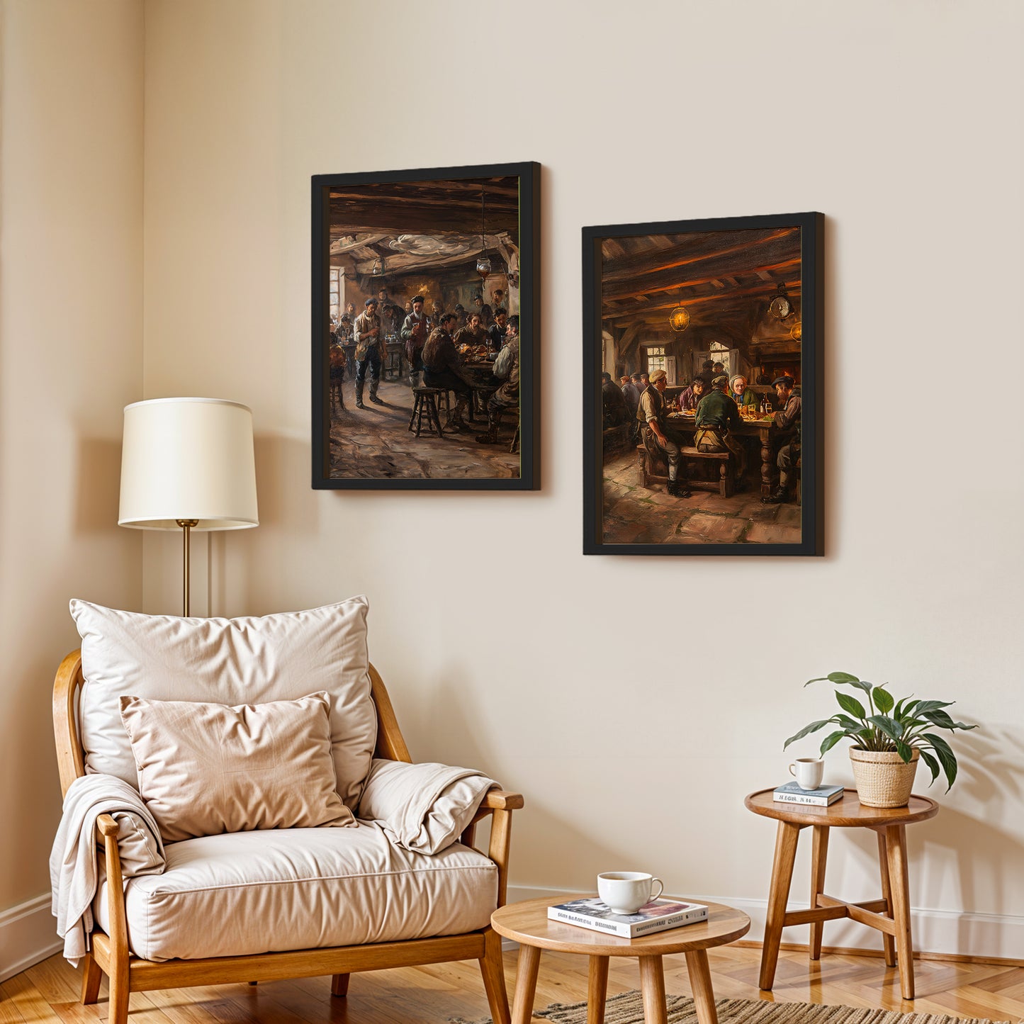 Rustic Tavern Art Set