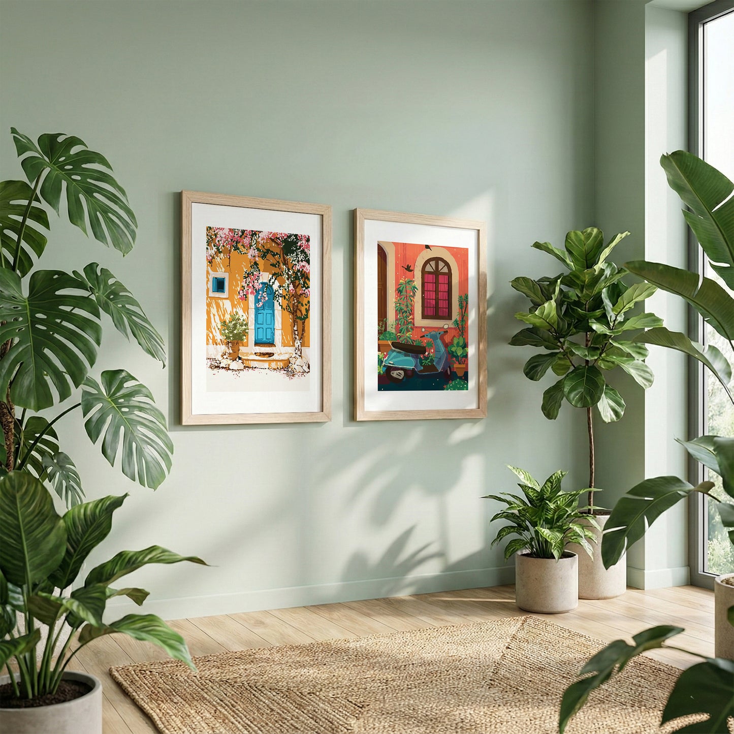 Mediterranean Escape Wall Art Set