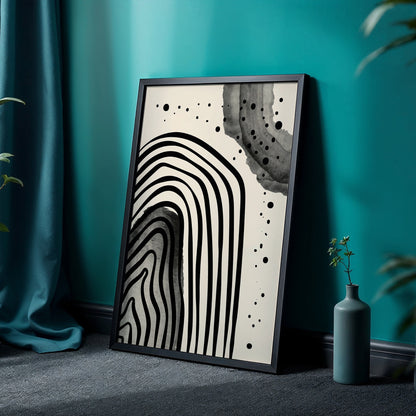 Wave Abstract Wall Frame