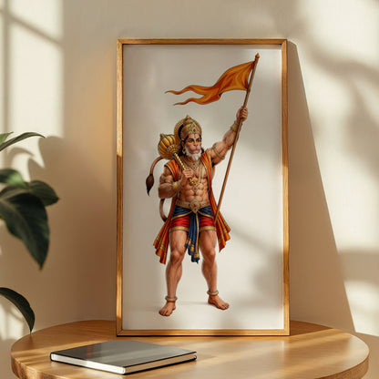 Veer Hanuman Wall Frame