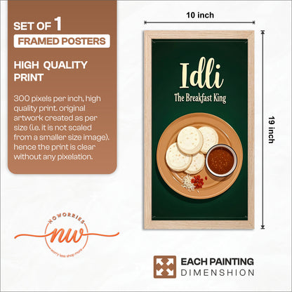 Idli Mornings Wall Frame