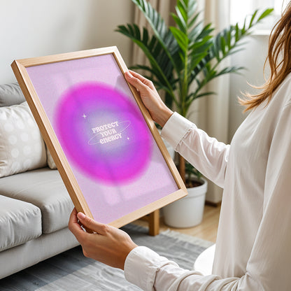 Protect Your Energy Aesthetic Poster