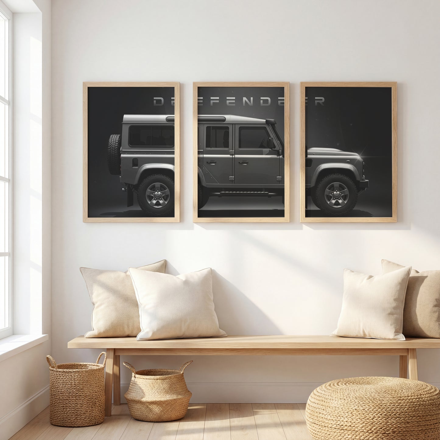 Defender Wall Frame Set of 3