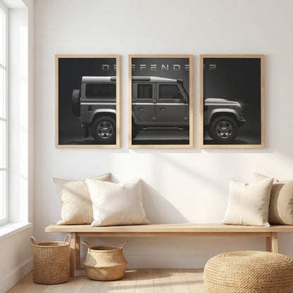Defender Wall Frame Set of 3