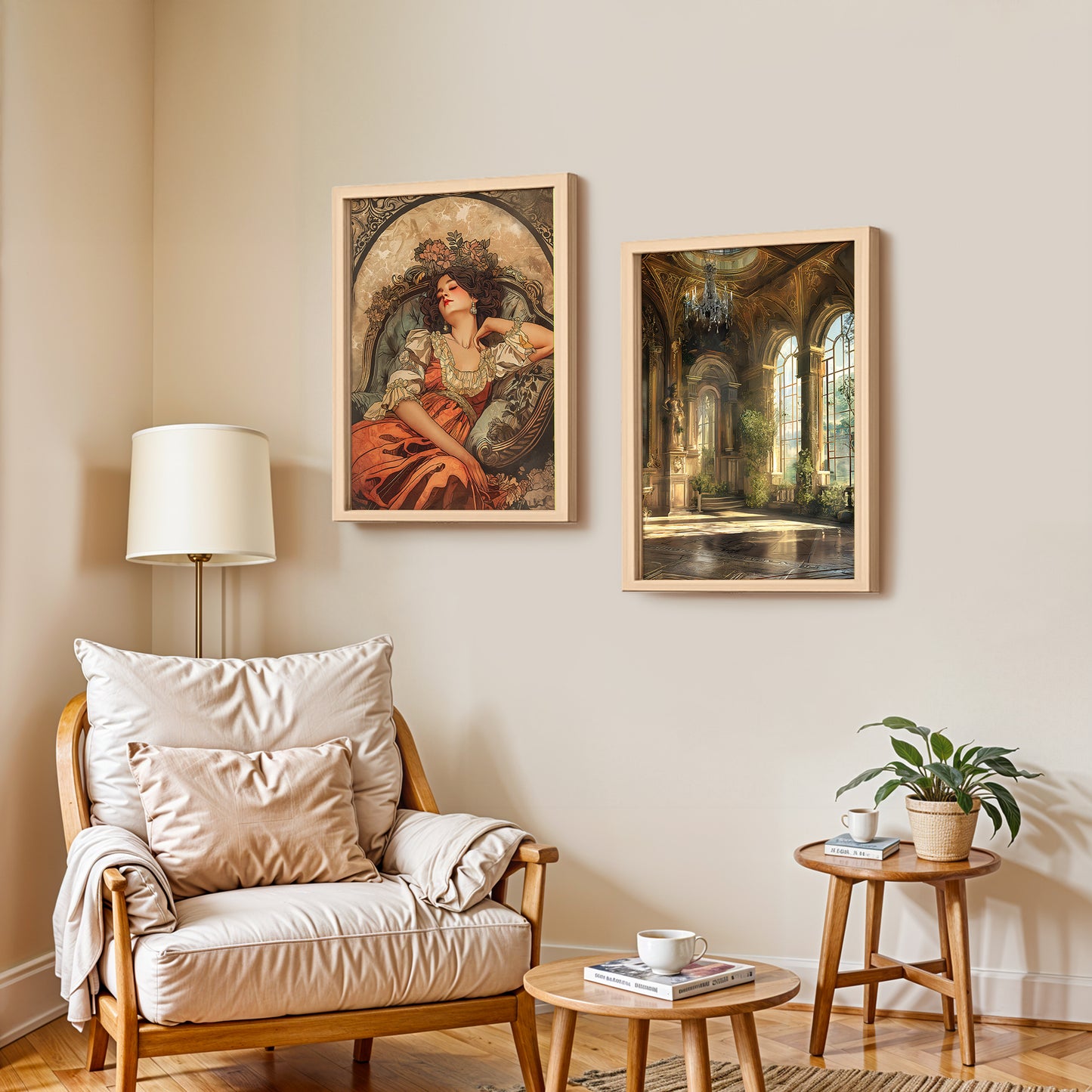 Vintage Elegance Poster Set