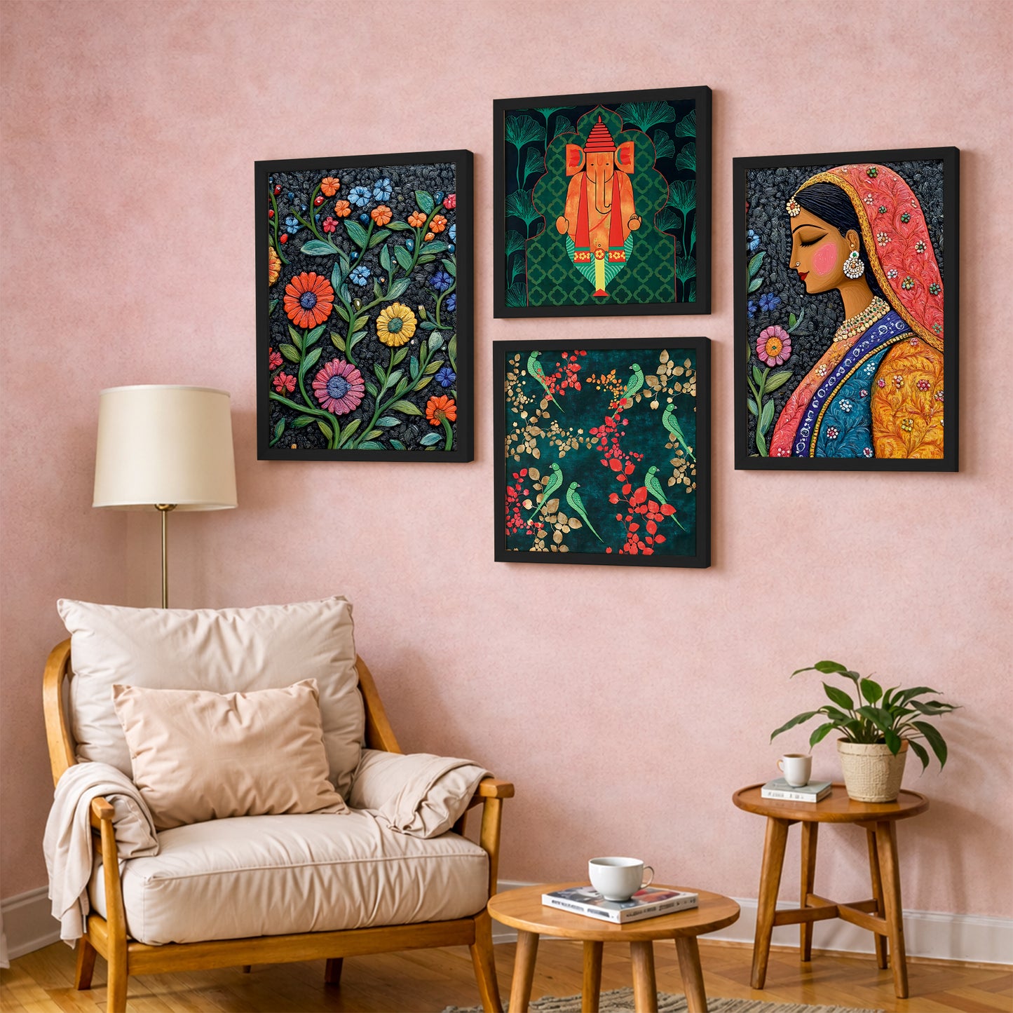 Royal Folk Harmony Set of 4