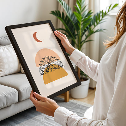 Terrazzo Boho Abstract Print