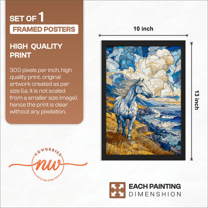 Coastal Majesty Horse Wall Art