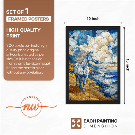 Coastal Majesty Horse Wall Art