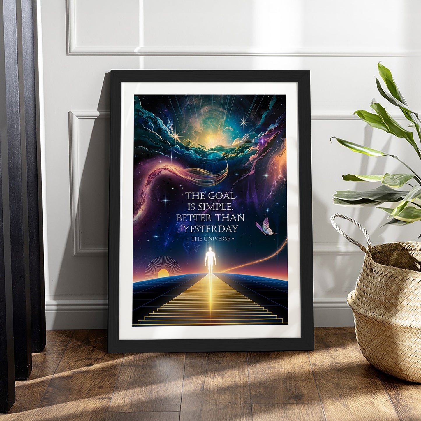 Better Than Yesterday Motivational Poster