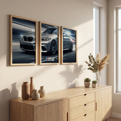 BMW M2 Wall Frame Set of 3