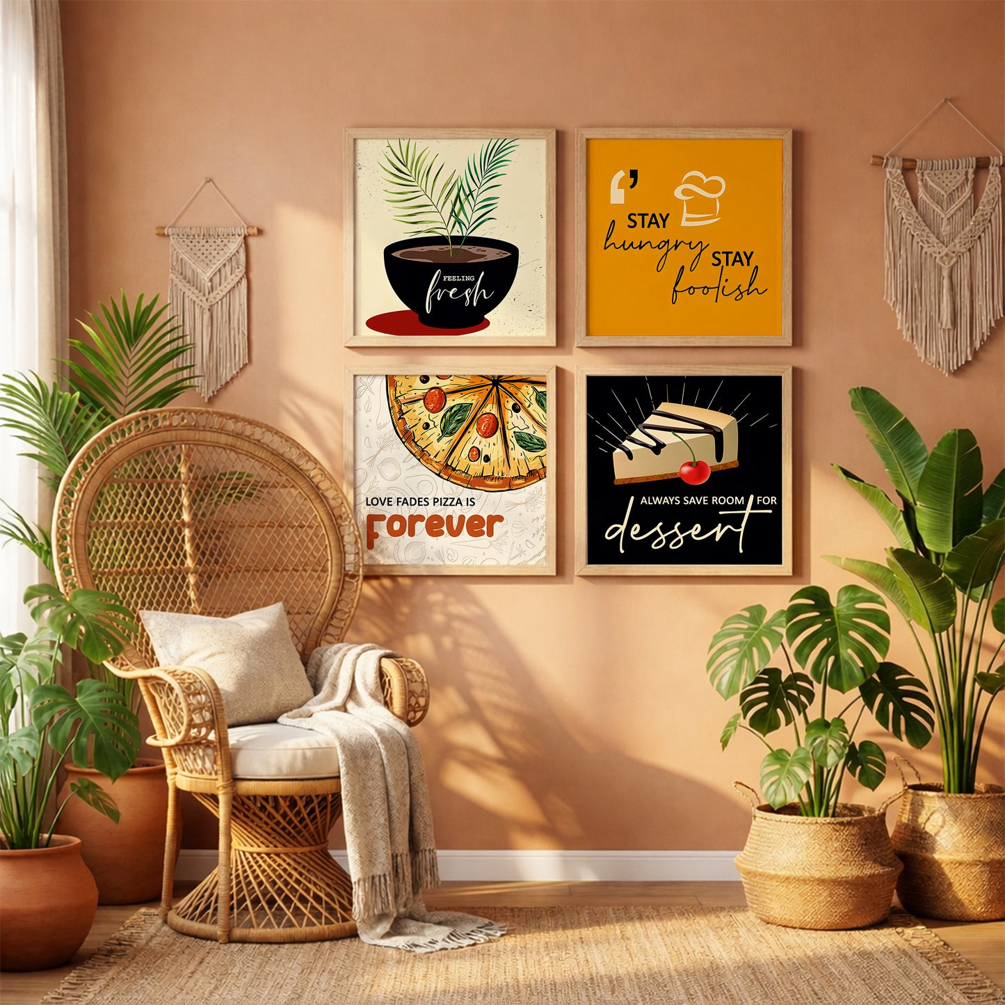 Kitchen Gallery Wall Art Set
