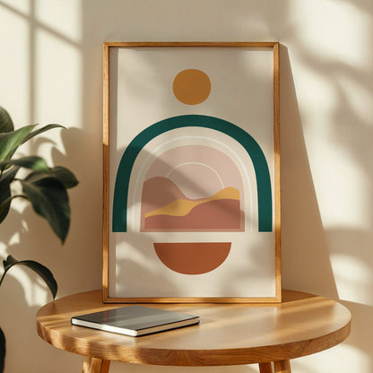 Desert Arch Minimalist Wall Art