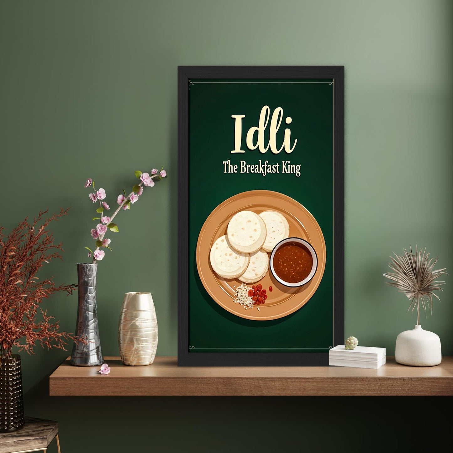 Idli Mornings Wall Frame