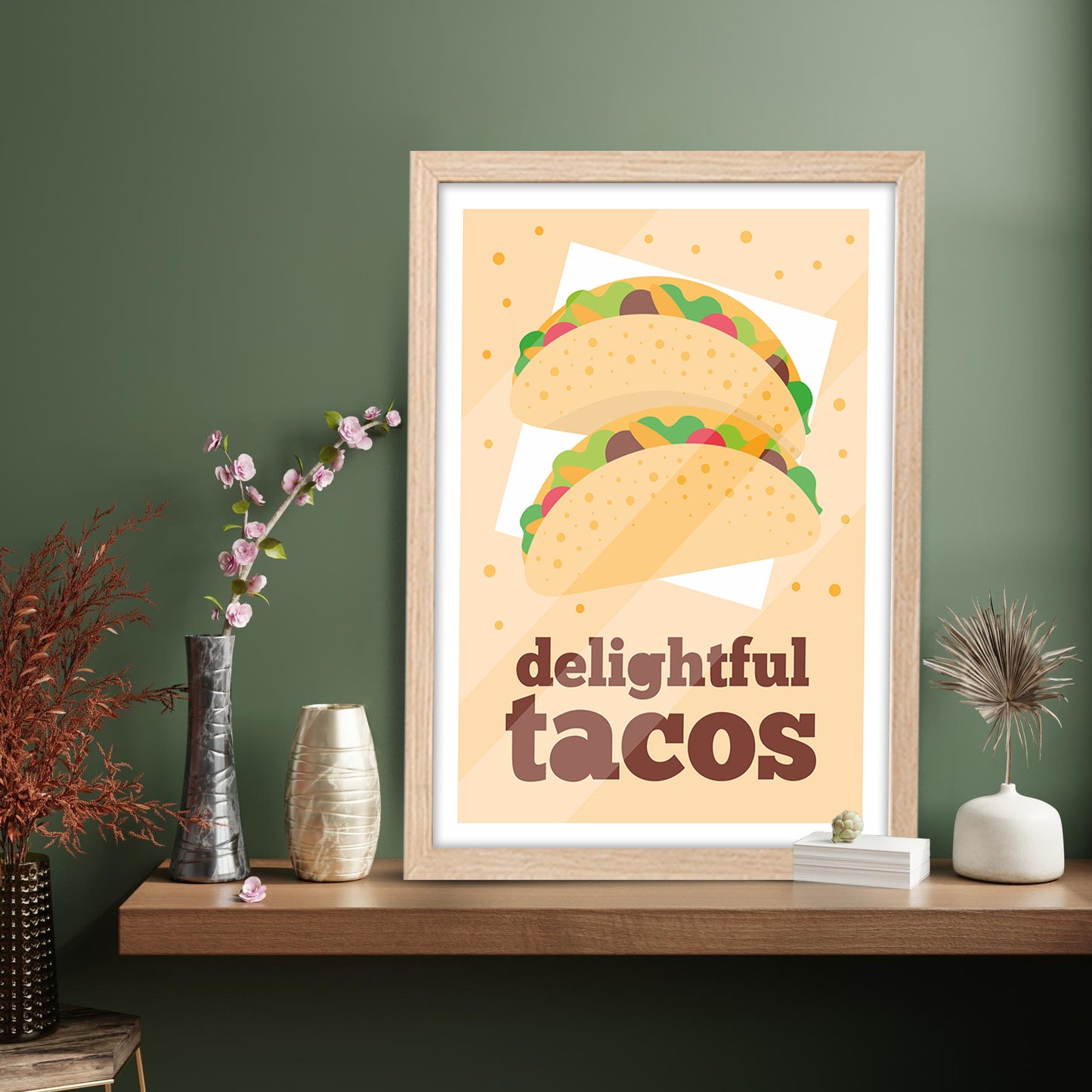 Tasty Tacos Wall Frame