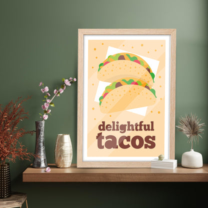 Tasty Tacos Wall Frame