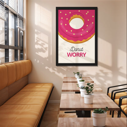Donut Smile Wall Frame