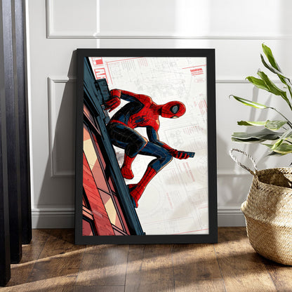 Spider-Man – Cityline Crawler Wall Frame