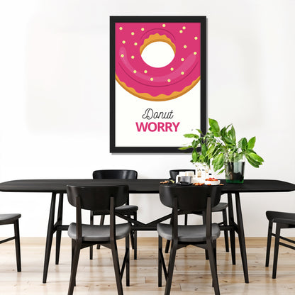 Donut Smile Wall Frame