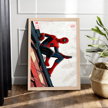 Spider-Man – Cityline Crawler Wall Frame