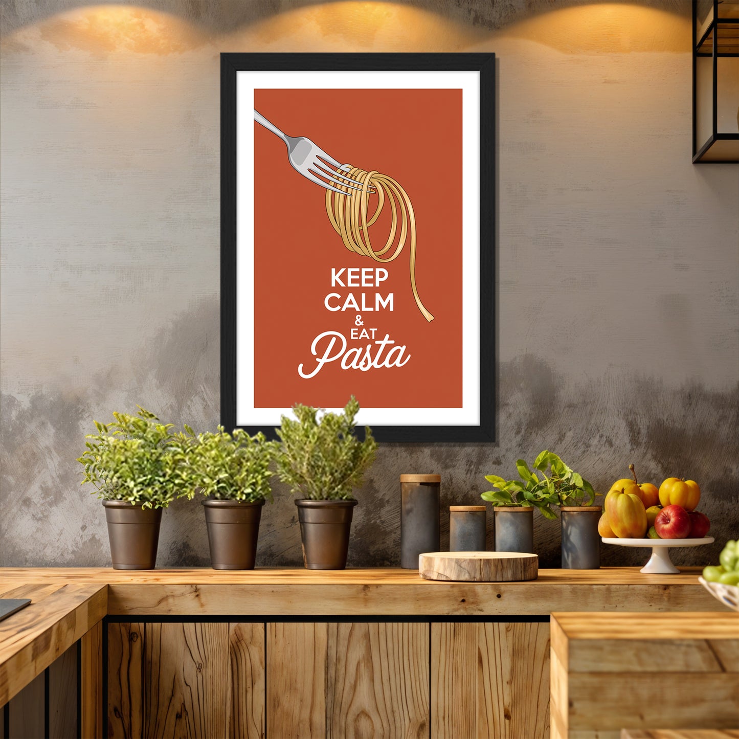 Pasta Twist Wall Frame