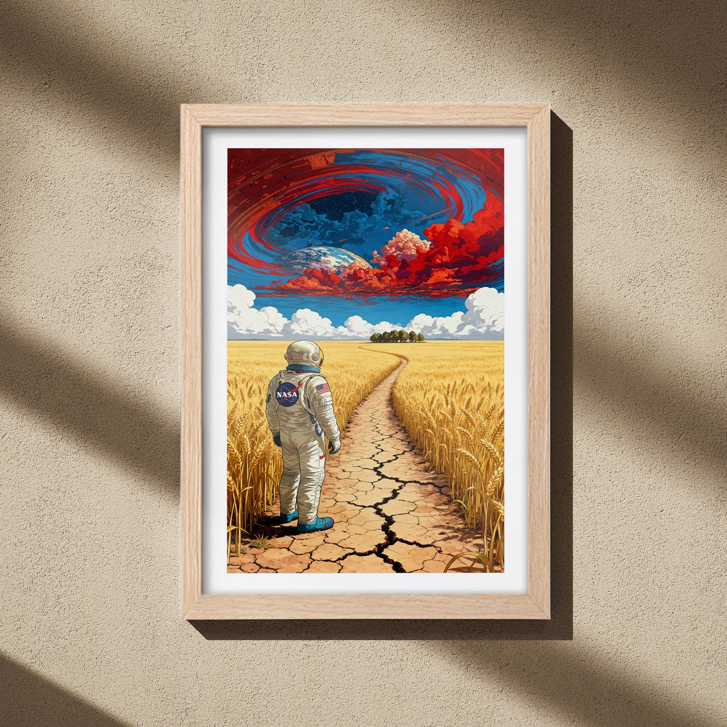 Astronaut Adventure in Farm Frame