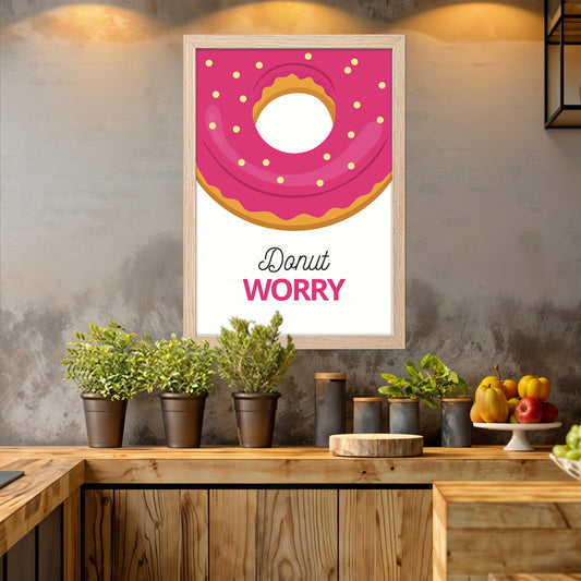 Donut Smile Wall Frame
