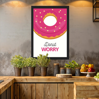 Donut Smile Wall Frame