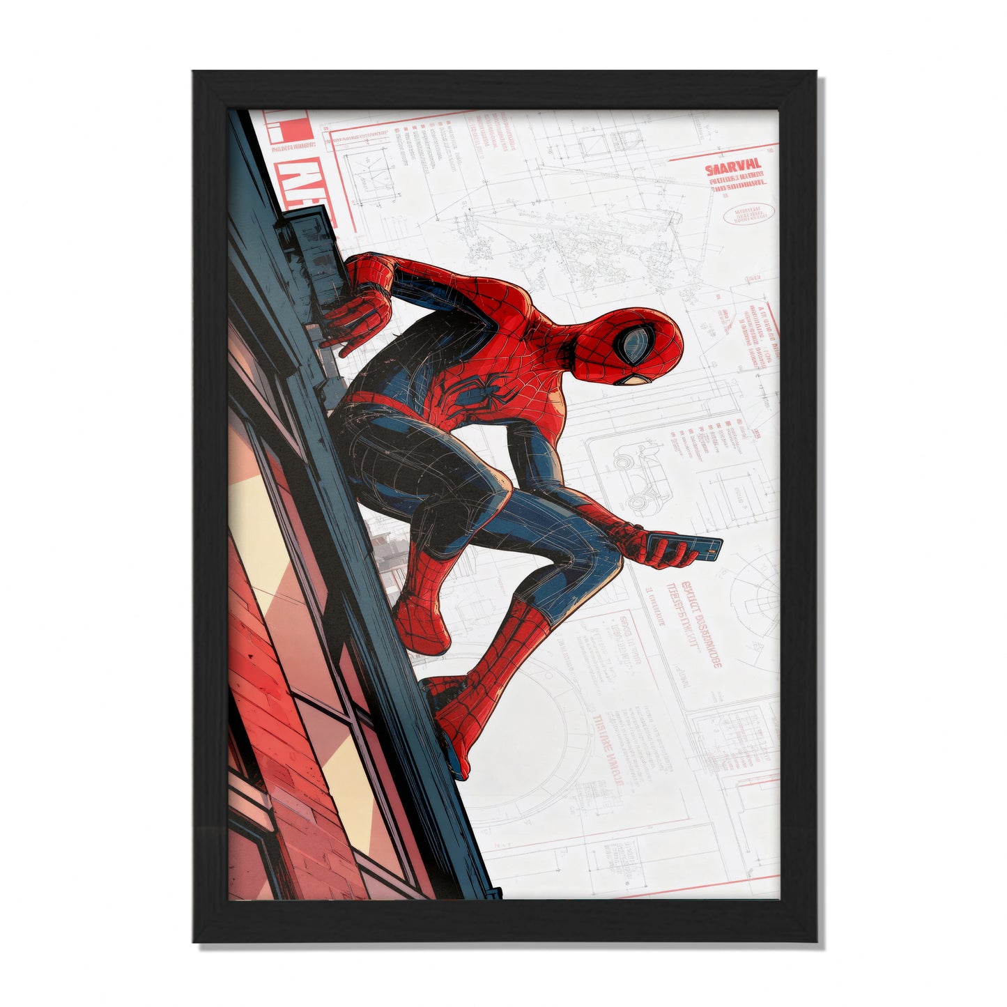 Spider-Man – Cityline Crawler Wall Frame