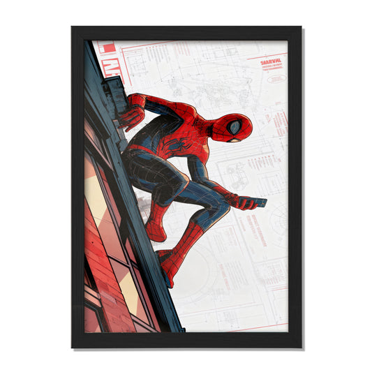 Spider-Man – Cityline Crawler Wall Frame