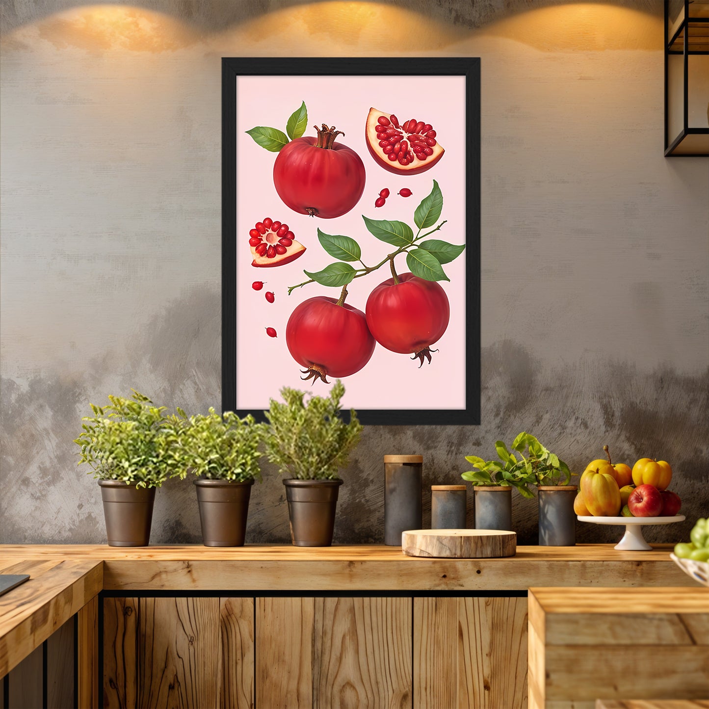 Ruby Fruit Wall Frame