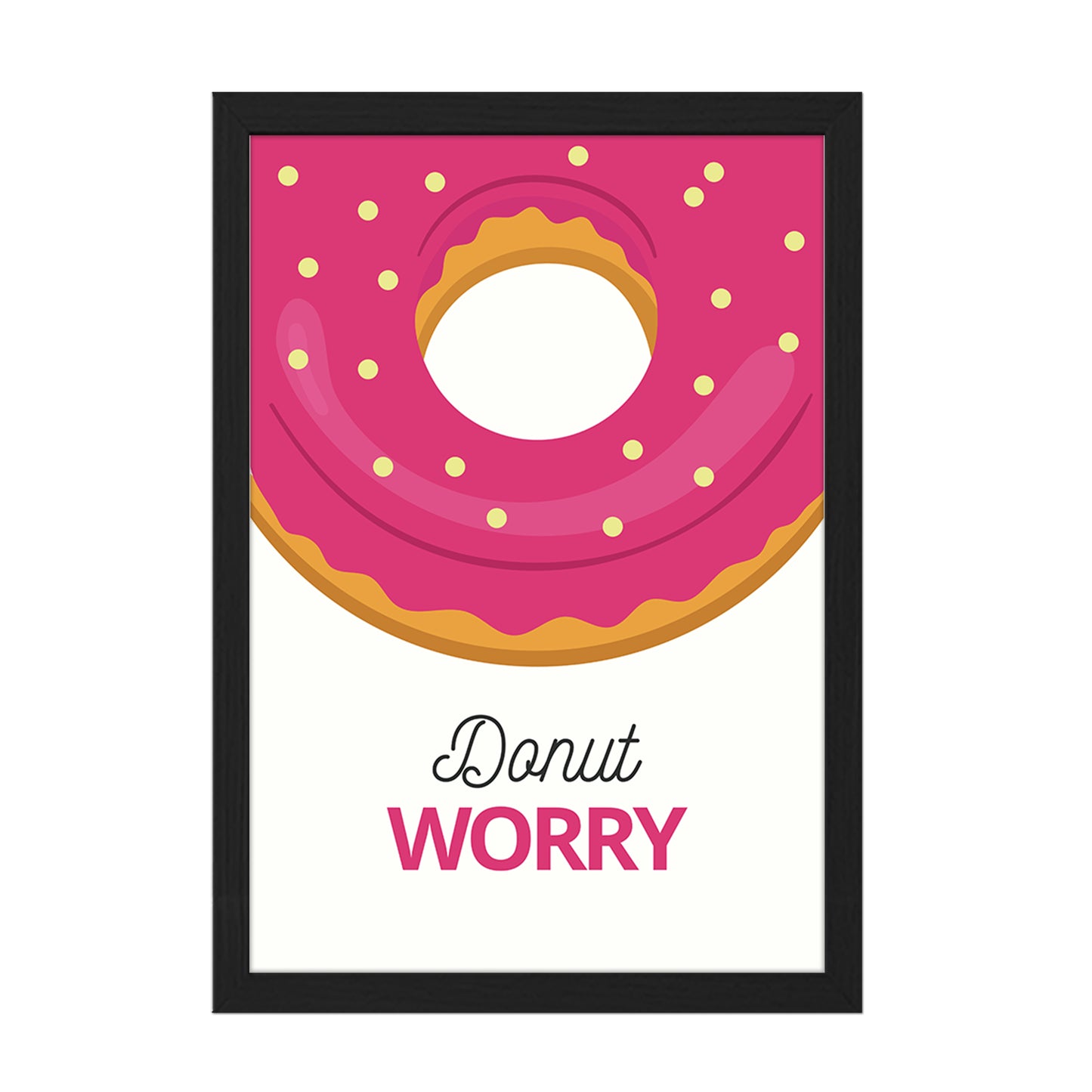 Donut Smile Wall Frame
