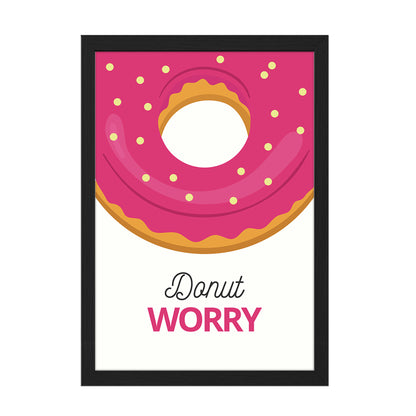 Donut Smile Wall Frame