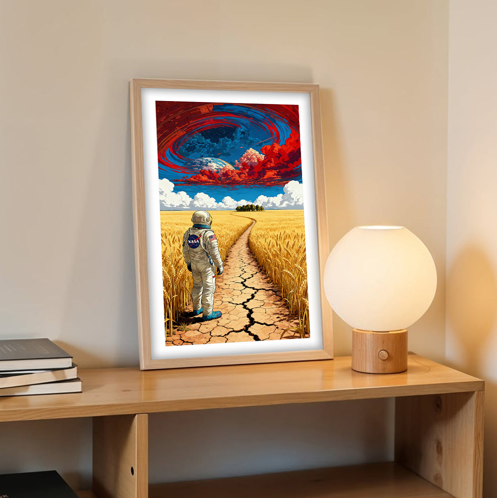 Astronaut Adventure in Farm Frame