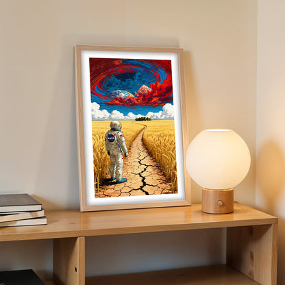 Astronaut Adventure in Farm Frame