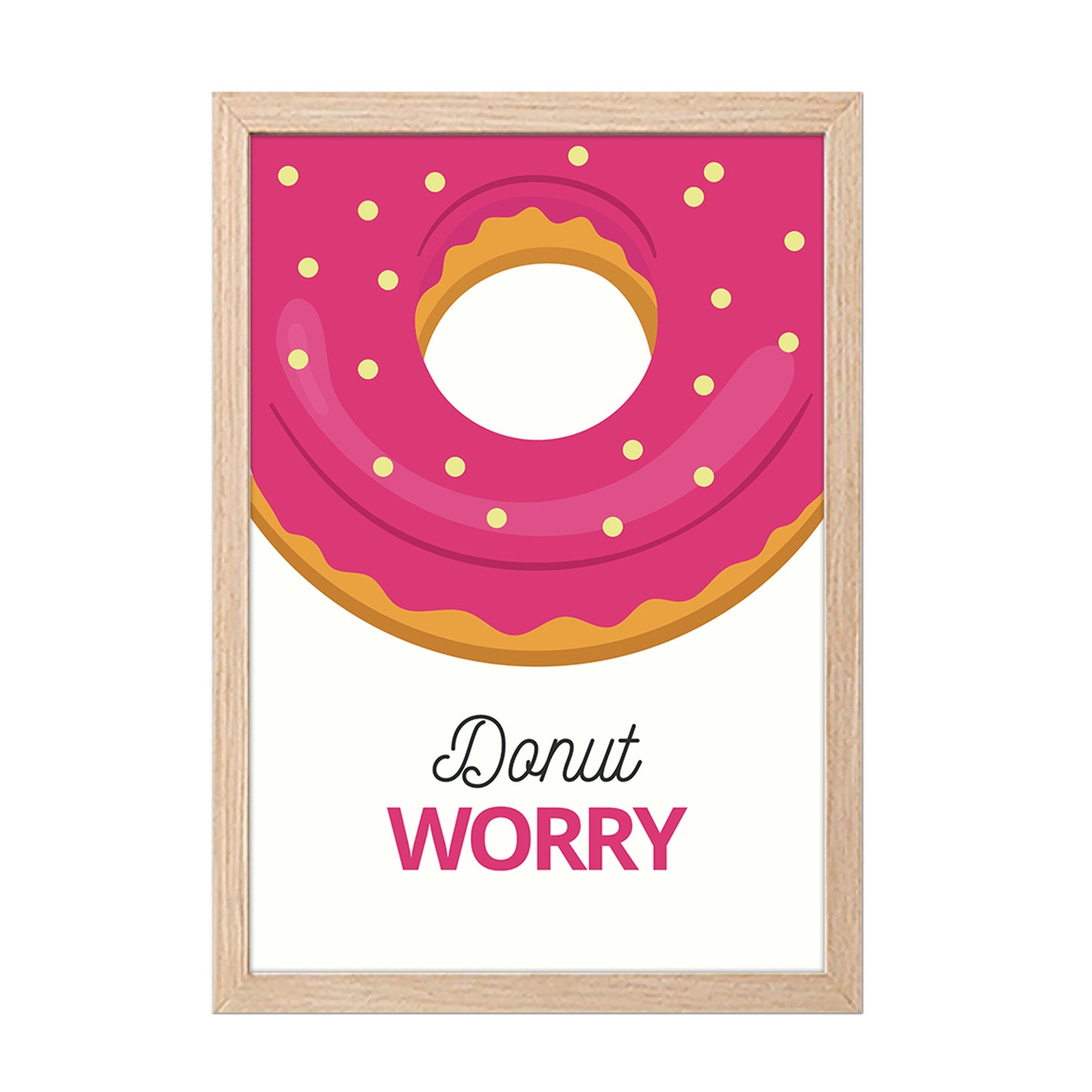 Donut Smile Wall Frame