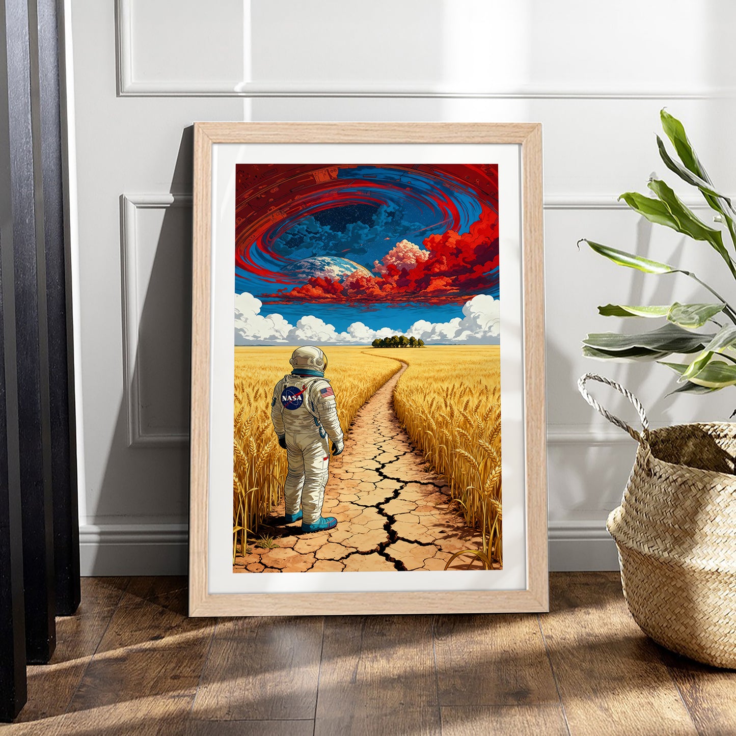 Astronaut Adventure in Farm Frame