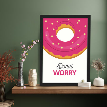 Donut Smile Wall Frame