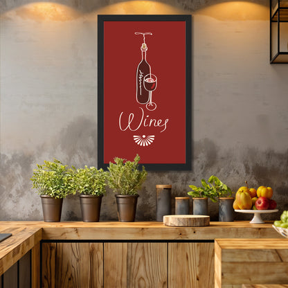Wine Bottle Wall Art