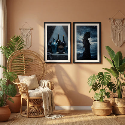 Midnight Mood Framed Set