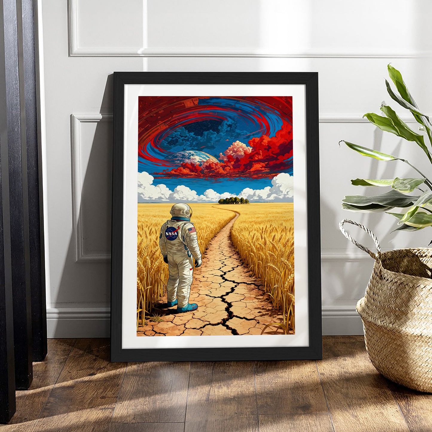 Astronaut Adventure in Farm Frame