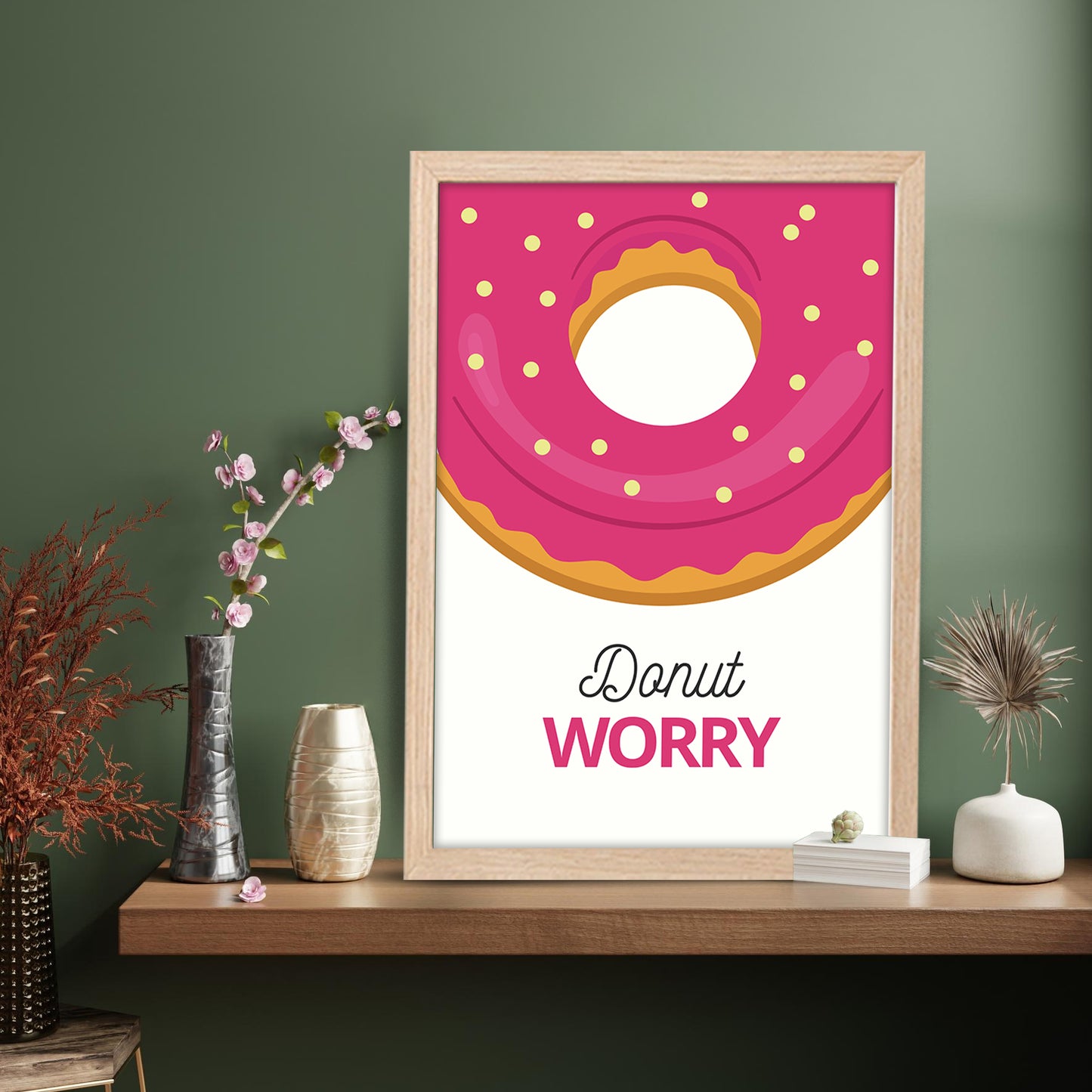 Donut Smile Wall Frame
