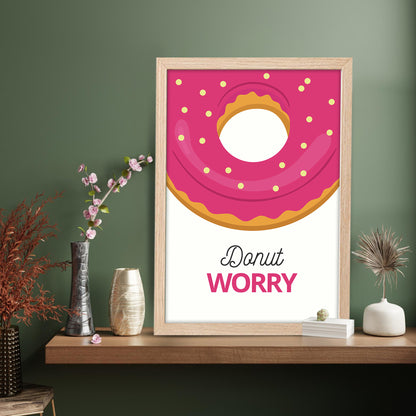 Donut Smile Wall Frame