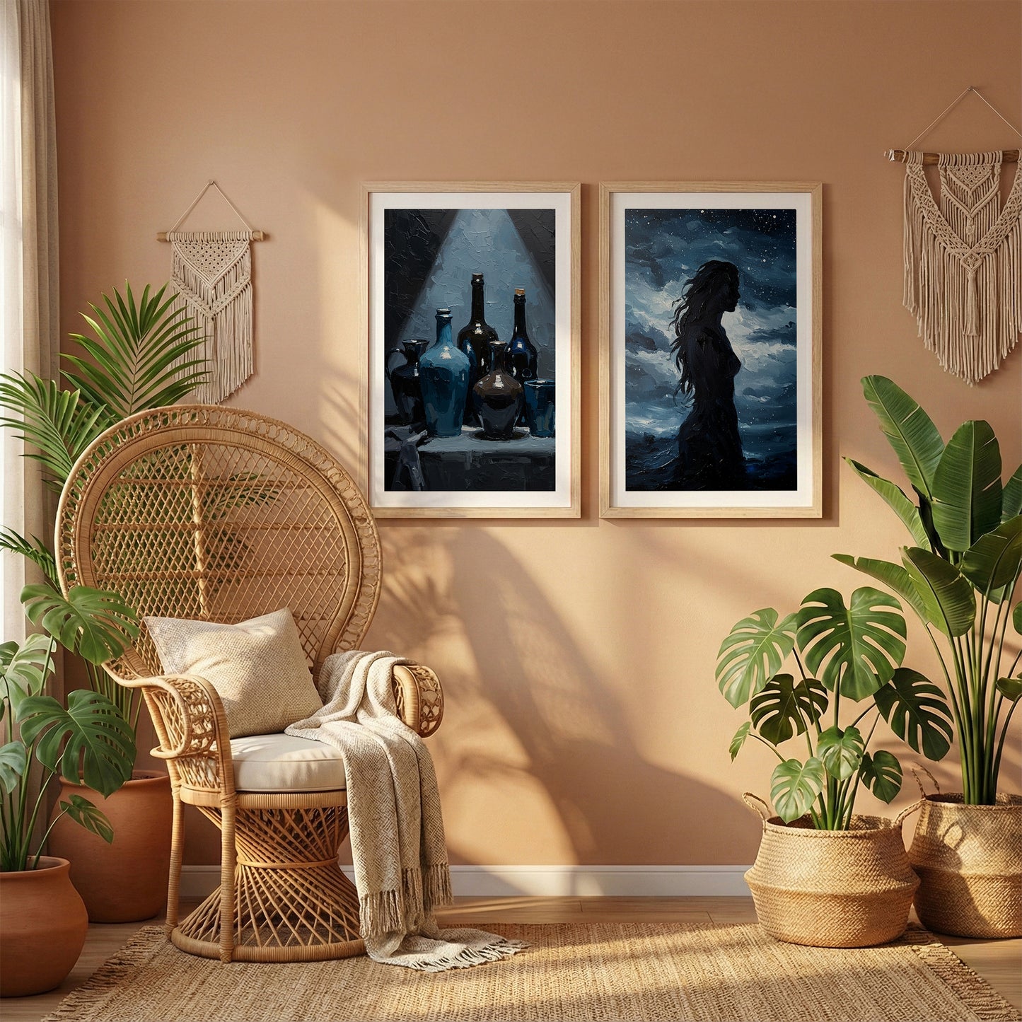 Midnight Mood Framed Set