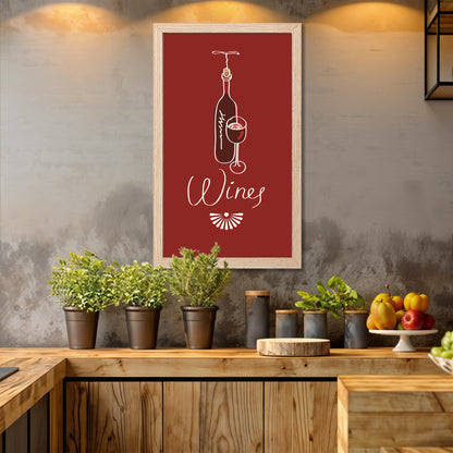 Wine Bottle Wall Art