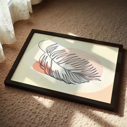 Minimalist Palm Leaf Wall Frame