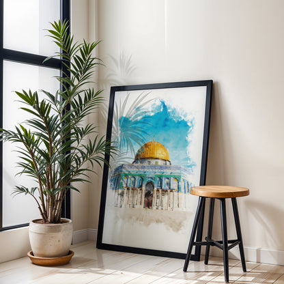 Dome of the Rock Islamic Wall Art
