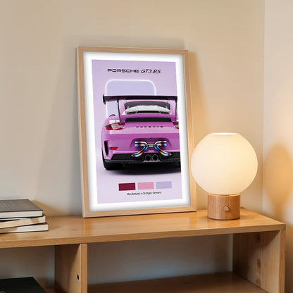 Porche GT3 RS Car Wall Frame