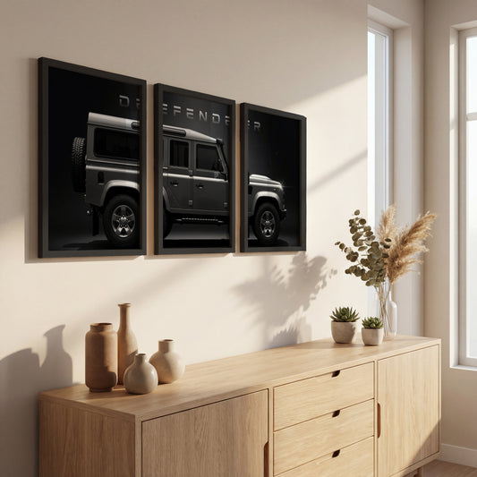 Defender Wall Frame Set of 3